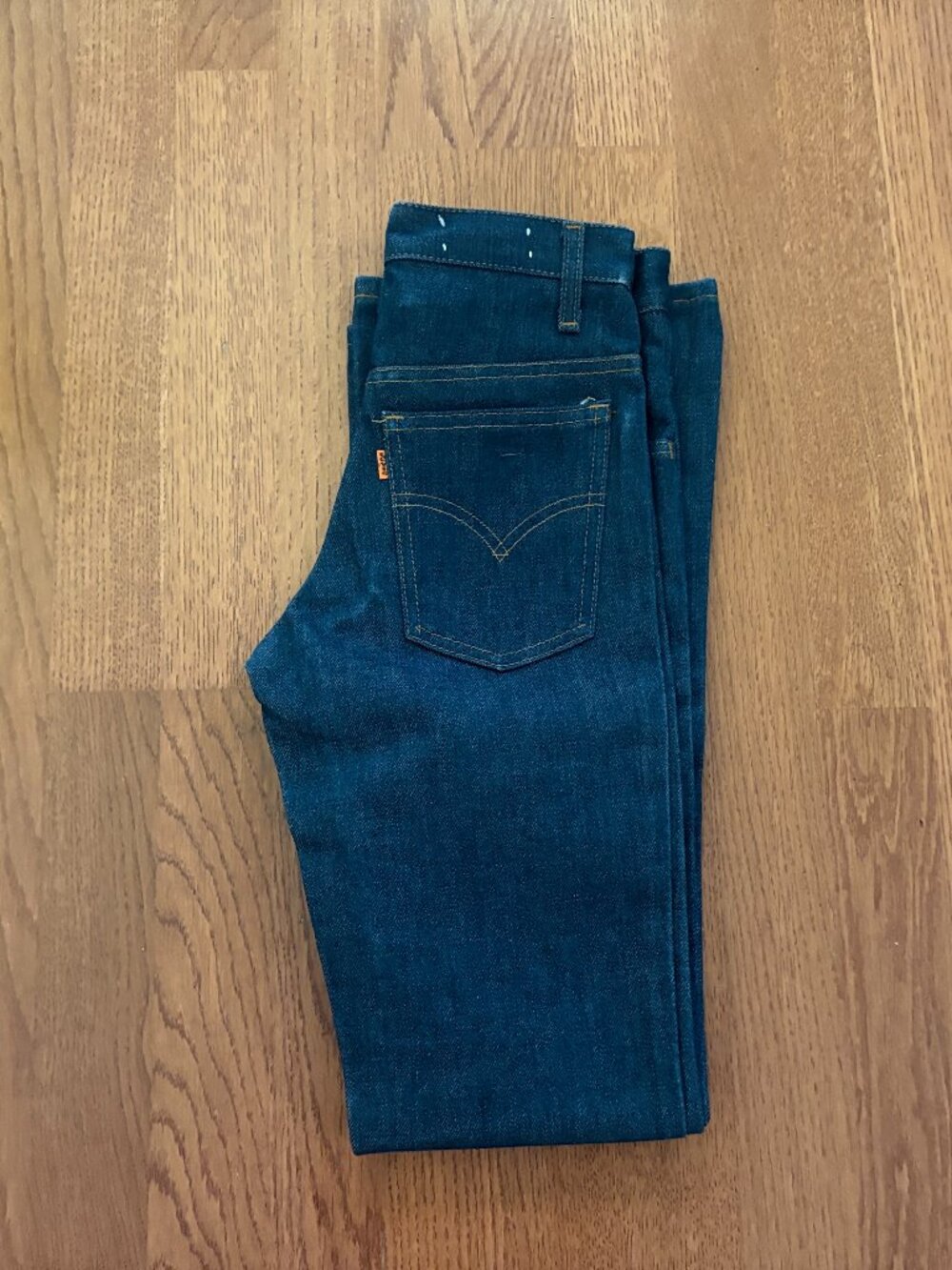 NEW 70s Vintage Levis Bootcut Denim 746-0917  Jeans 25 X 30 Made In USA